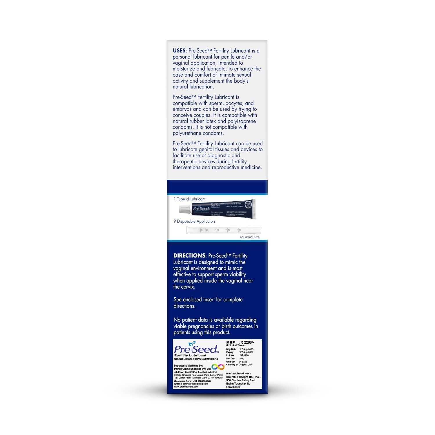 Pre-Seed Fertility Lubricant - Image 3